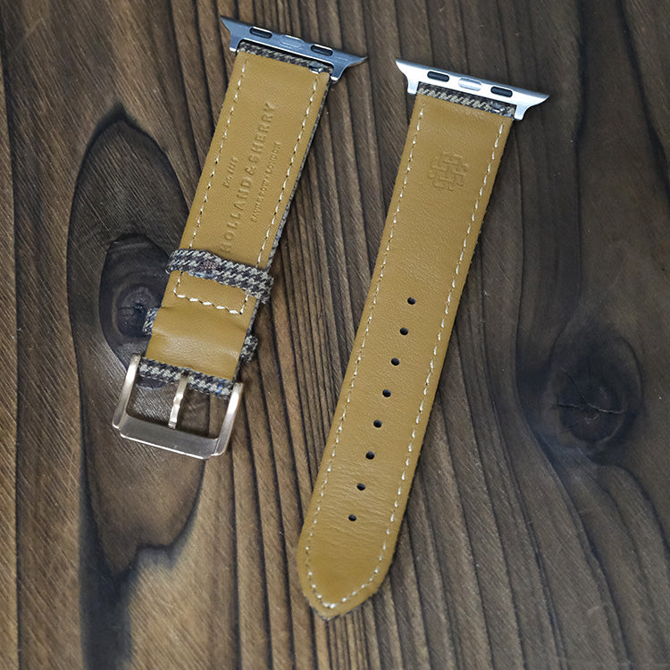 Apple Khaki Herringbone Watch Band