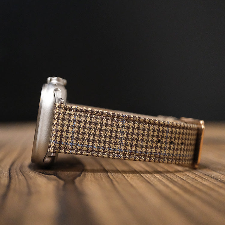 Apple Khaki Herringbone Watch Band