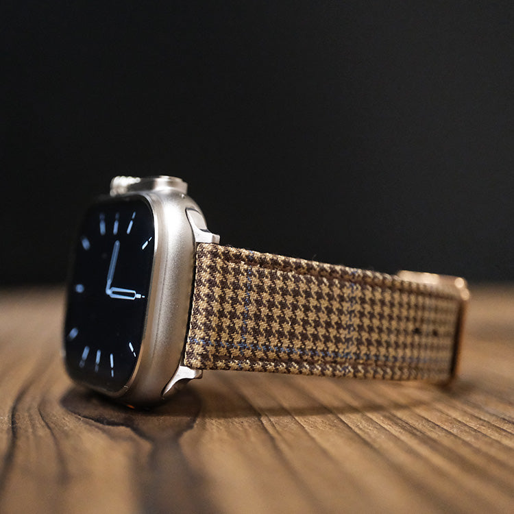 Apple Khaki Herringbone Watch Band