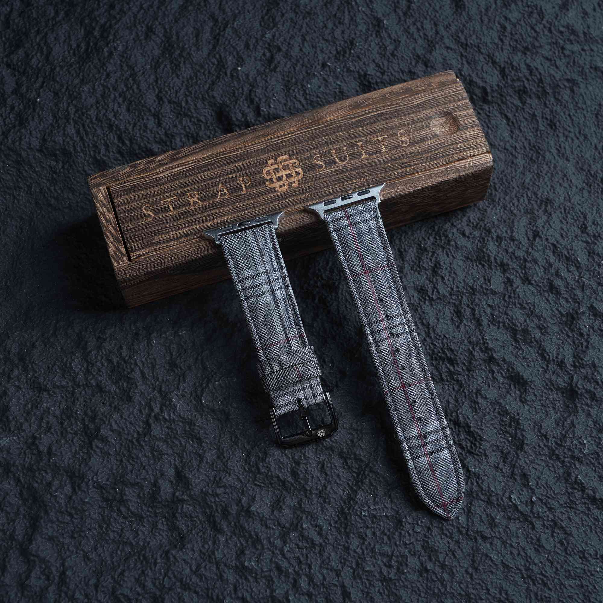 Apple Dark Grey British Royal II Watch Band