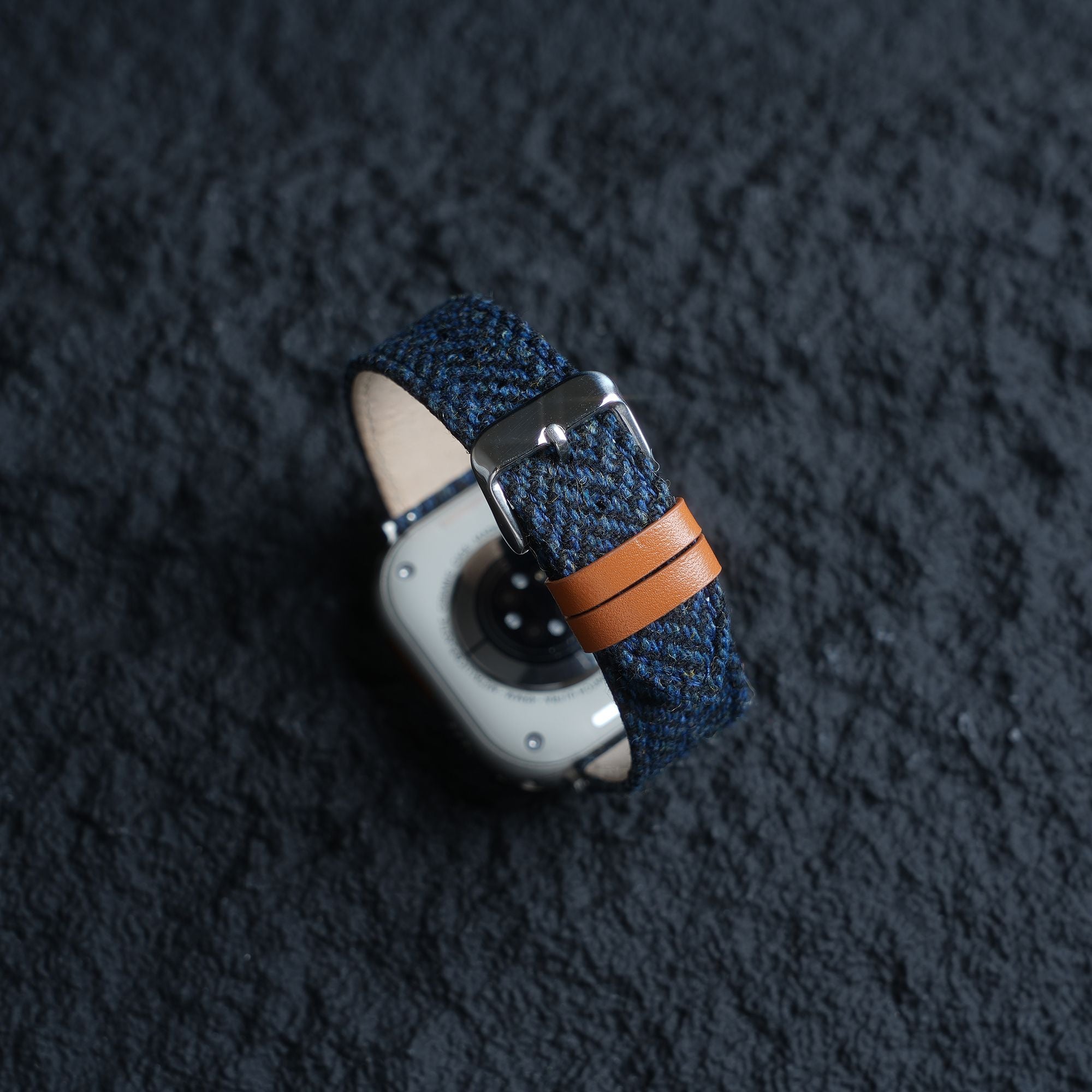 Apple HARRIS TWEED® Dark Blue Herringbone Watch Band