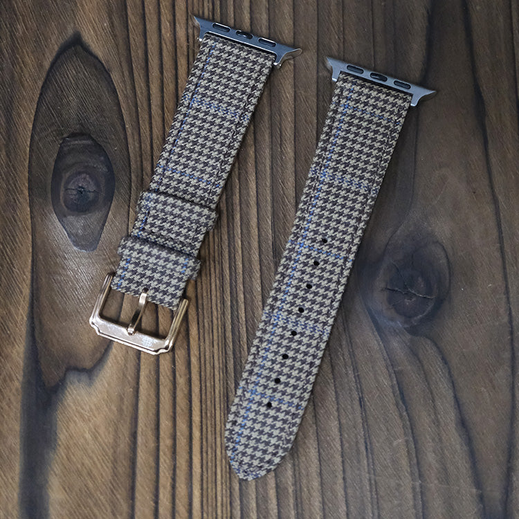 Apple Khaki Herringbone Watch Band