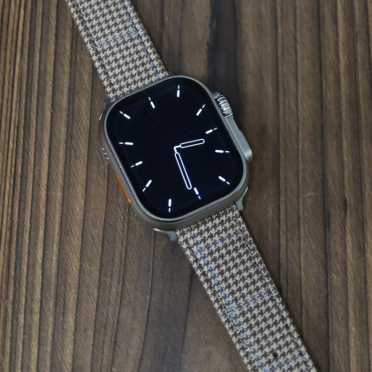 Apple Khaki Herringbone Watch Band