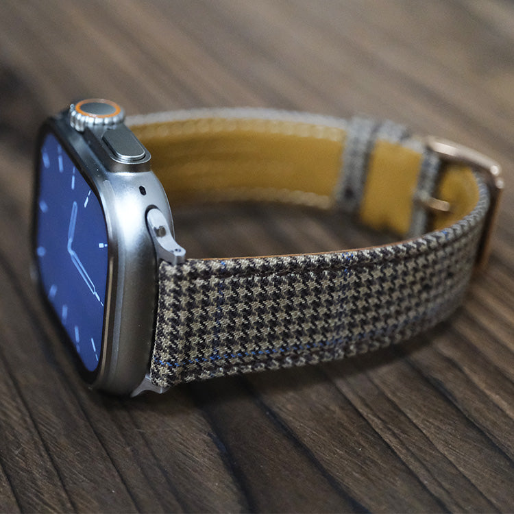 Apple Khaki Herringbone Watch Band