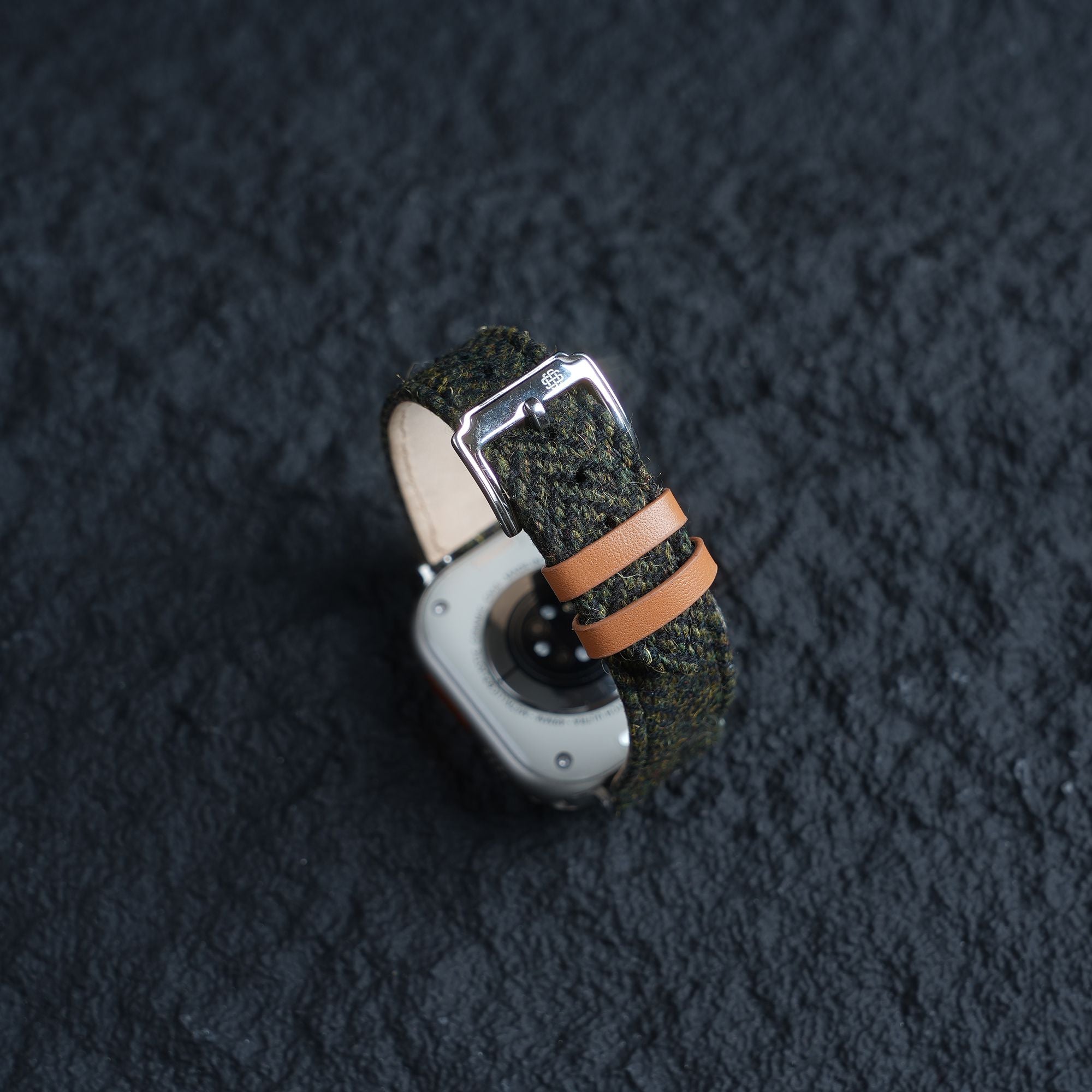 Apple HARRIS TWEED® Army Green Herringbone Watch Band