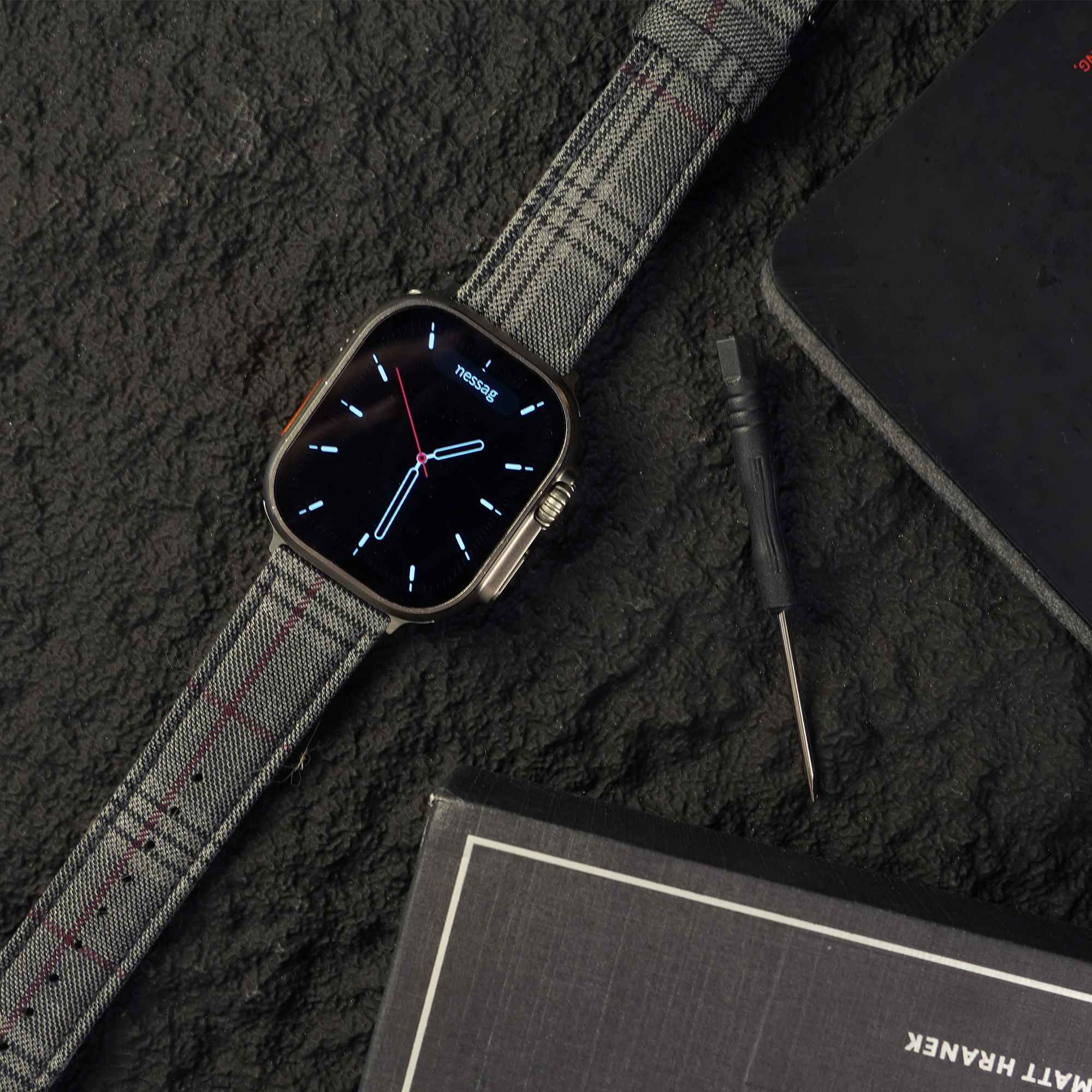 Apple Dark Grey British Royal II Watch Band