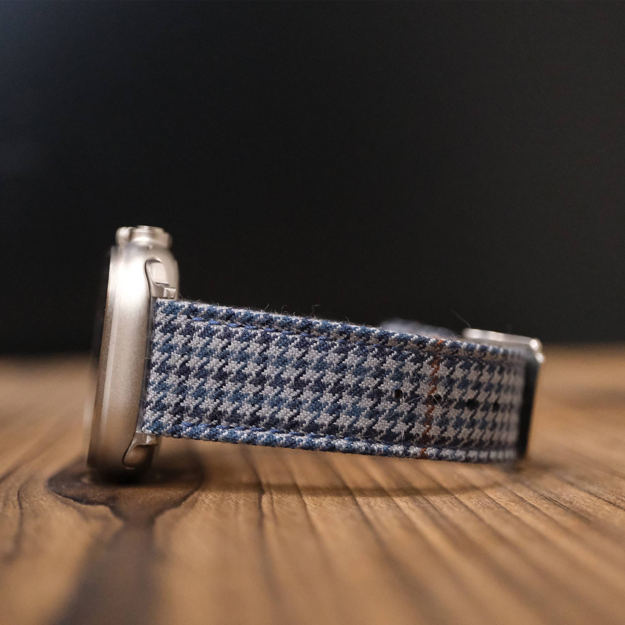 Apple Blue Windsor Houndstooth Watch Band