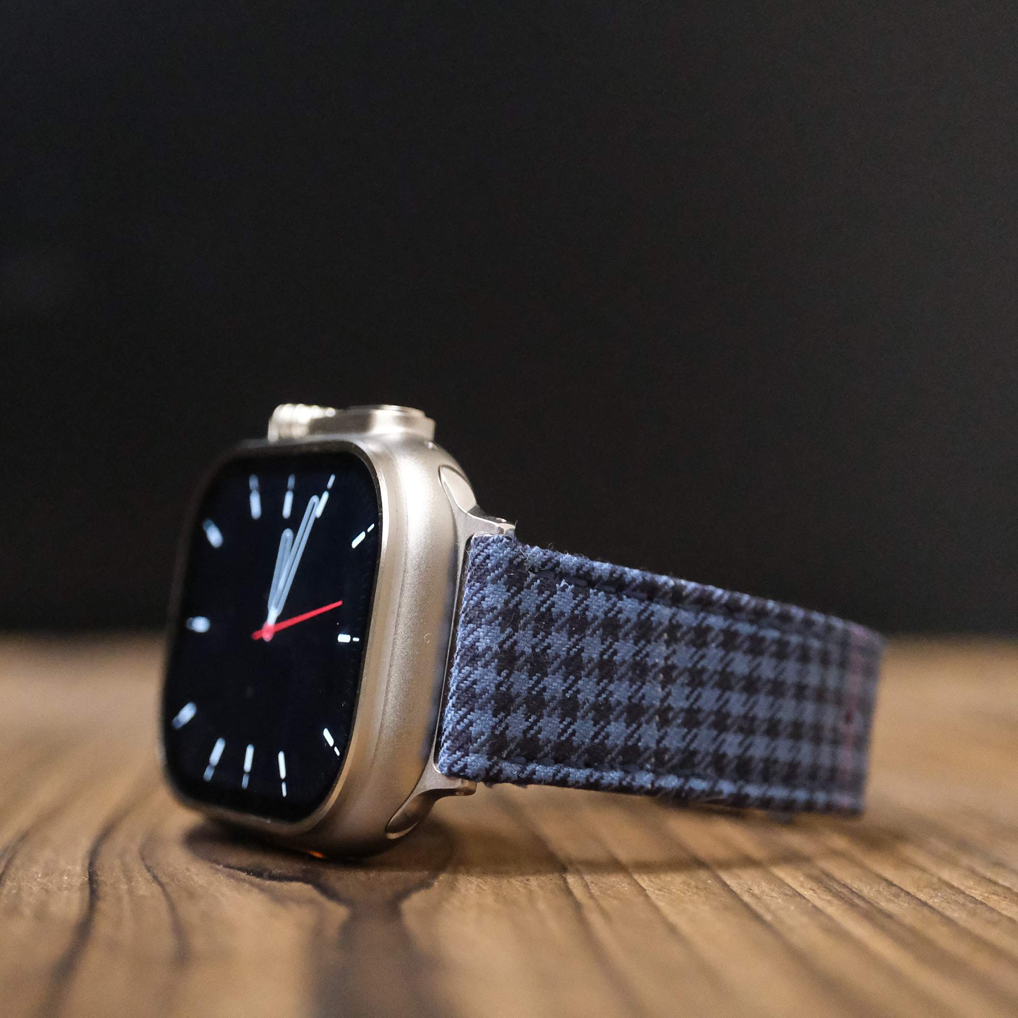 Apple Navy English Suits Windowpane Watch Band