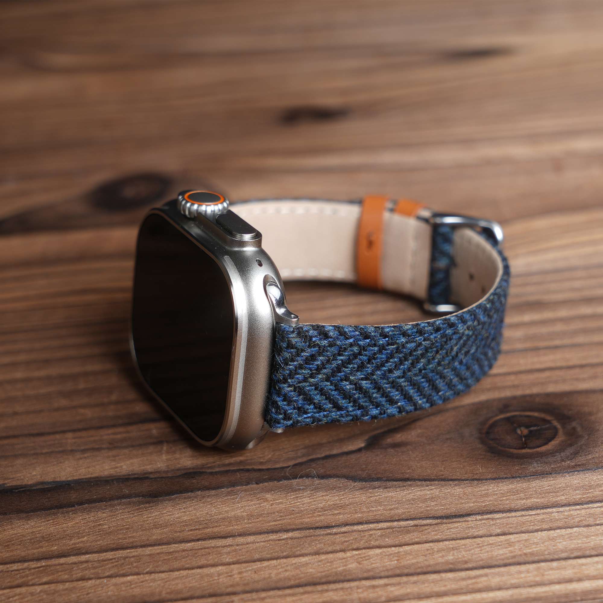 Apple HARRIS TWEED® Dark Blue Herringbone Watch Band