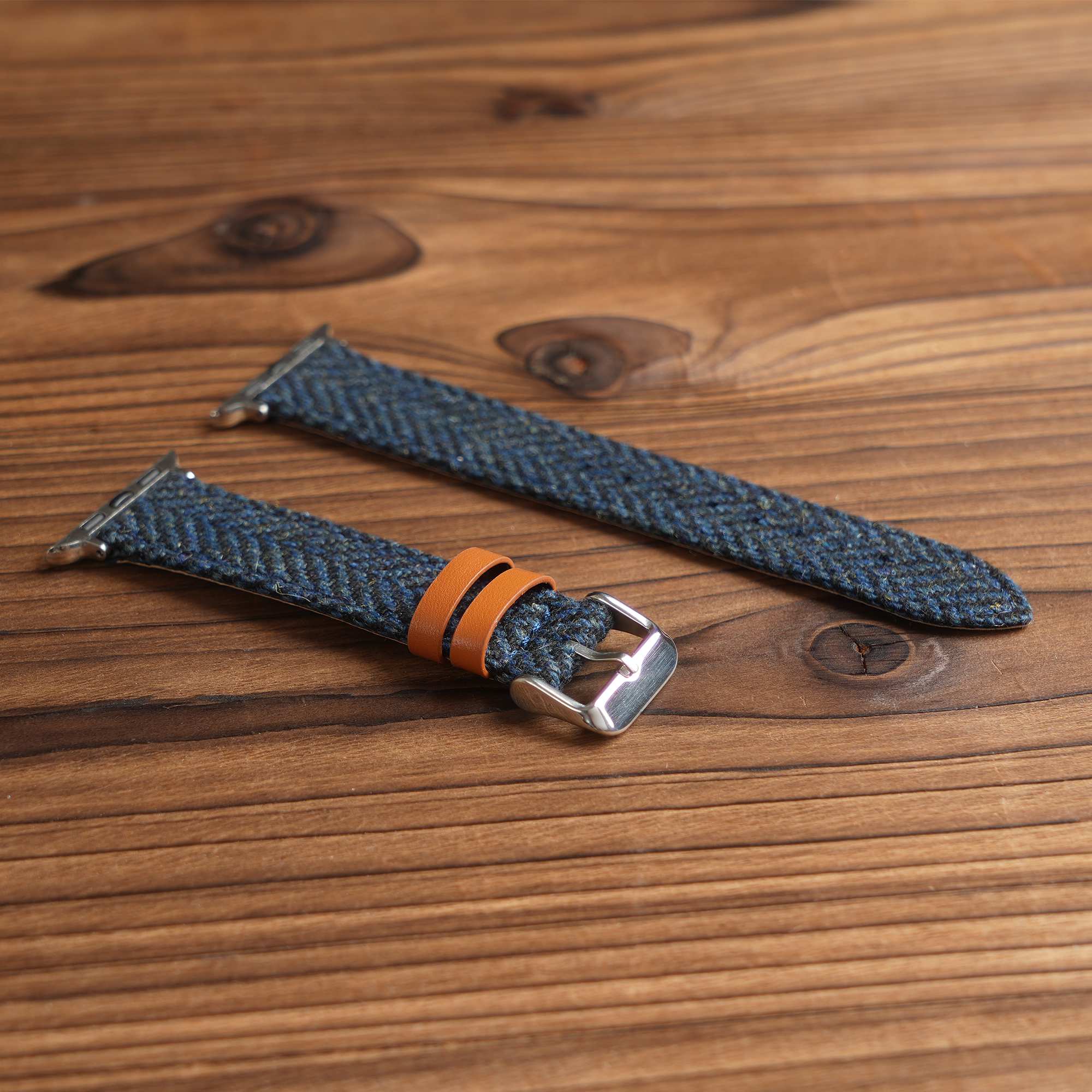 Apple HARRIS TWEED® Dark Blue Herringbone Watch Band